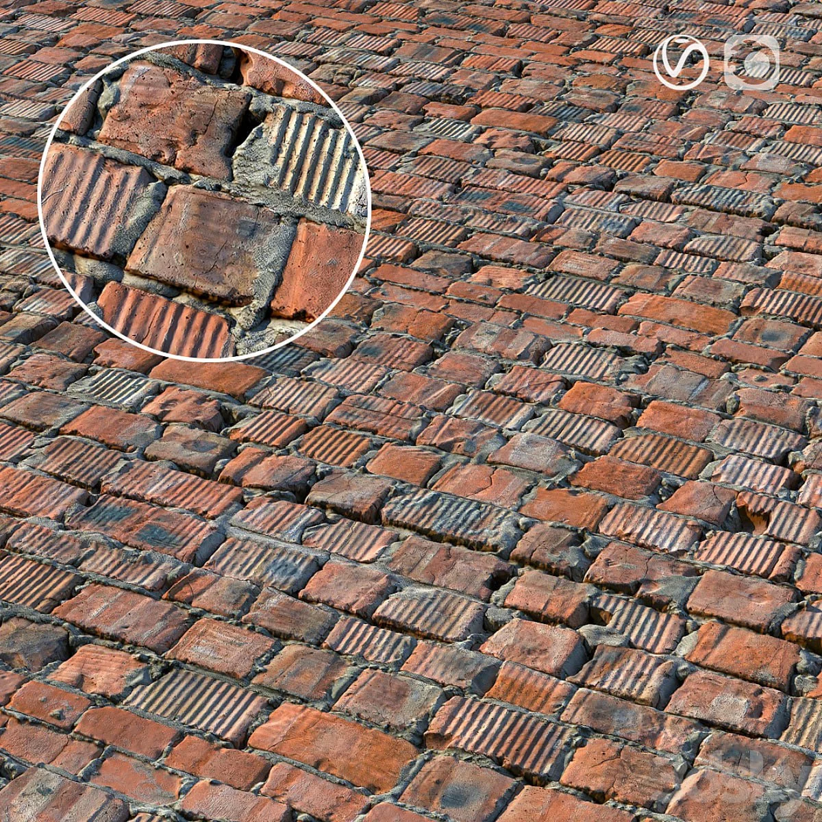 Sloppy Brick Wall Material